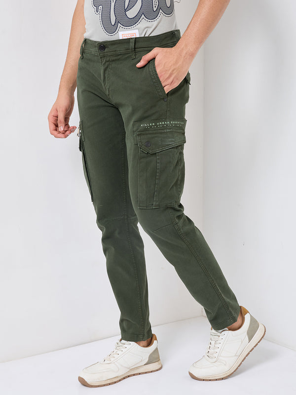 Killer Men Green Solid Cargo