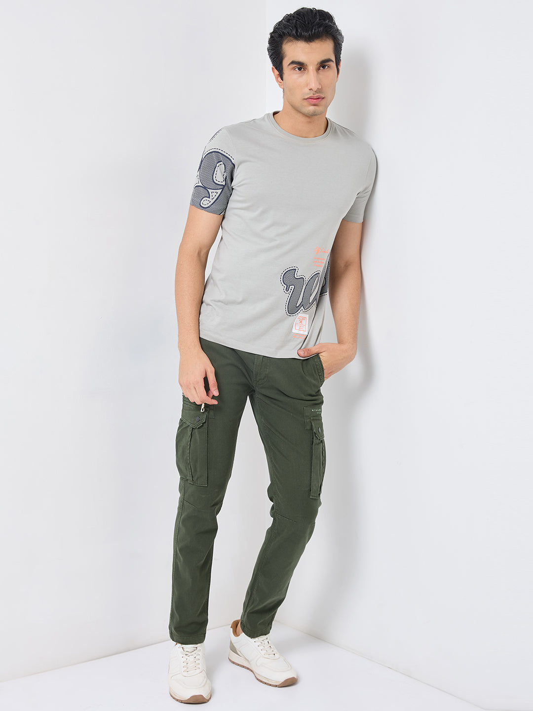 Killer Men Green Solid Cargo