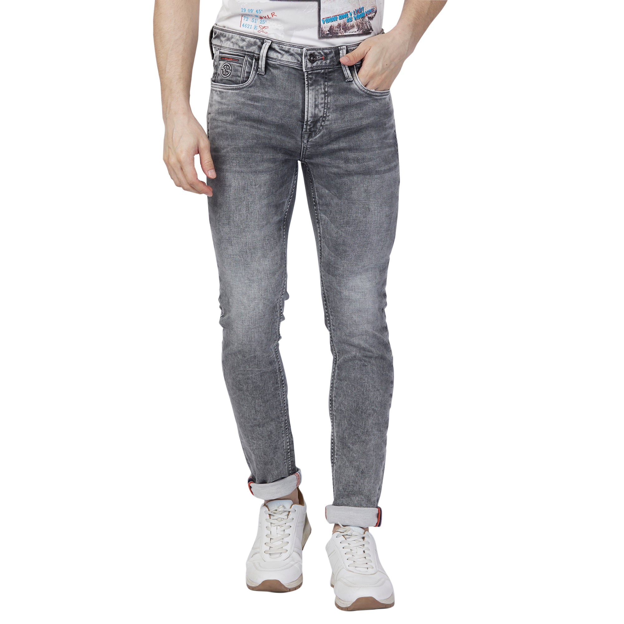 Killer Men Grey Slim Fit Jeans