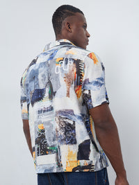Killer Men Printed Half Sleeve Regular Fit Shirts