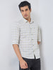 Killer Men Light Green Checks Slim Fit Shirts