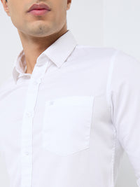 Killer Men White Printed Slim Fit Shirts
