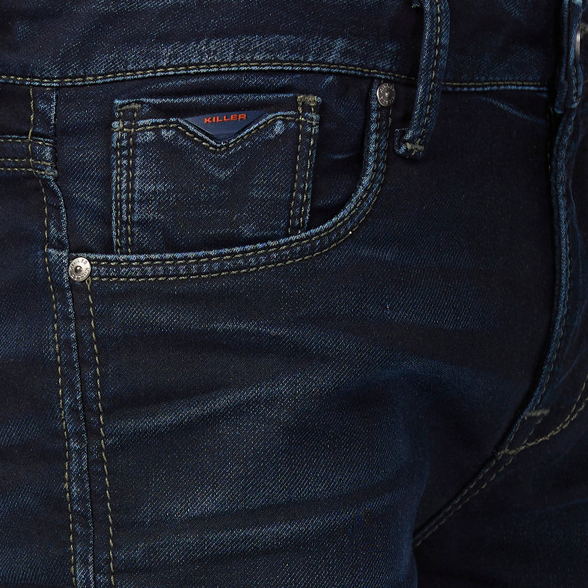 Killer Men Dark Blue Slim Fit Jeans