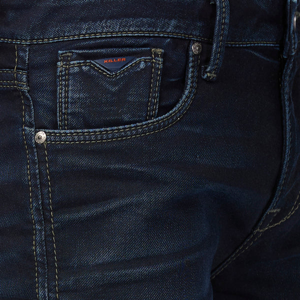 Killer Men Dark Blue Slim Fit Jeans