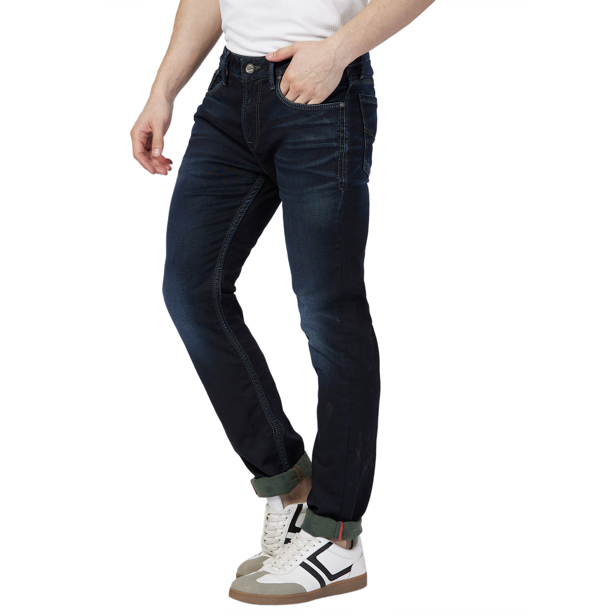 Killer Men Dark Blue Slim Fit Jeans