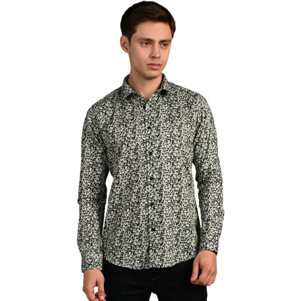 Killer Men Multicolor Printed Slim Fit Shirts