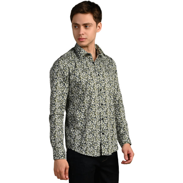 Killer Men Multicolor Printed Slim Fit Shirts