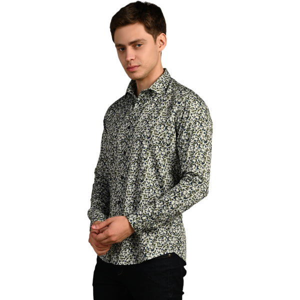 Killer Men Multicolor Printed Slim Fit Shirts