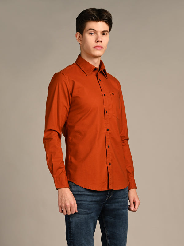 Killer Men Brick Solid Slim Fit Shirts