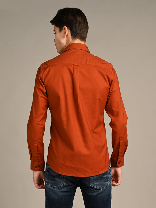 Killer Men Brick Solid Slim Fit Shirts