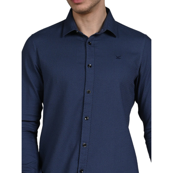 Killer Men Grey Solid Slim Fit Shirts