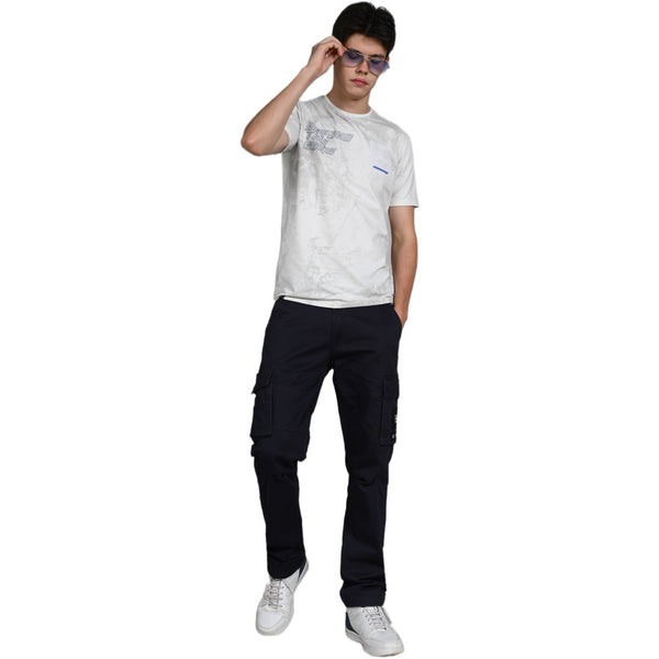 Killer Men White Printed Slim Fit T-Shirt
