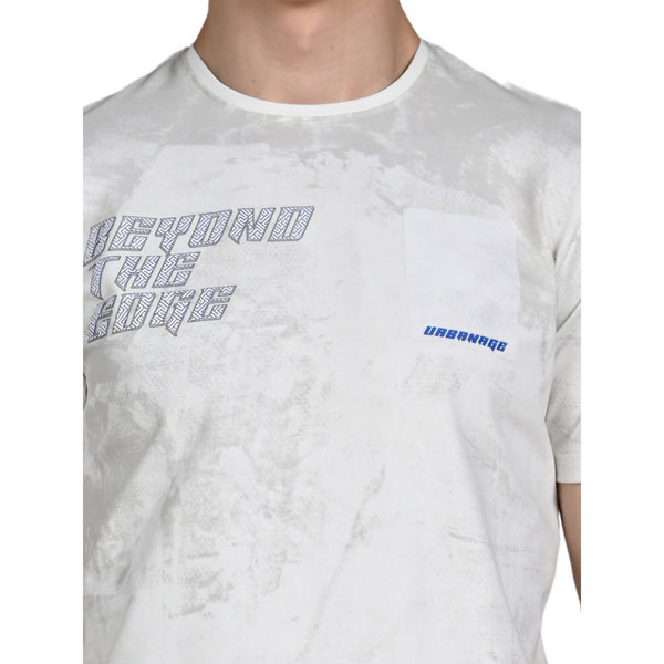 Killer Men White Printed Slim Fit T-Shirt