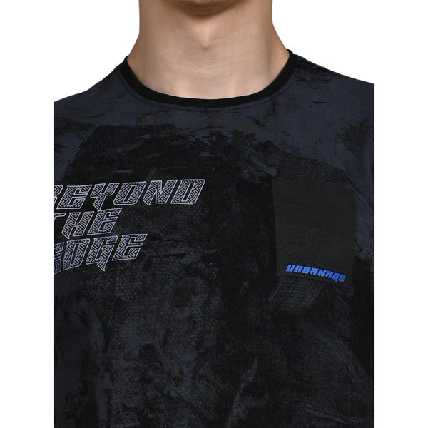 Killer Men Black Printed Slim Fit T-Shirt