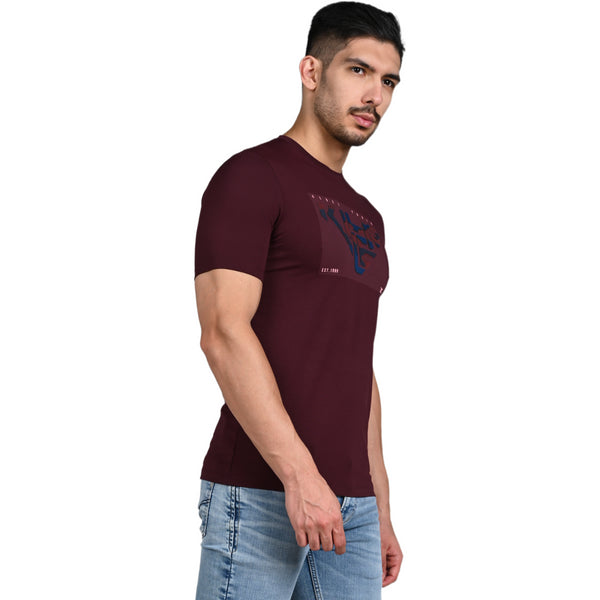 Killer Wine Printed Slim Fit T-Shirt