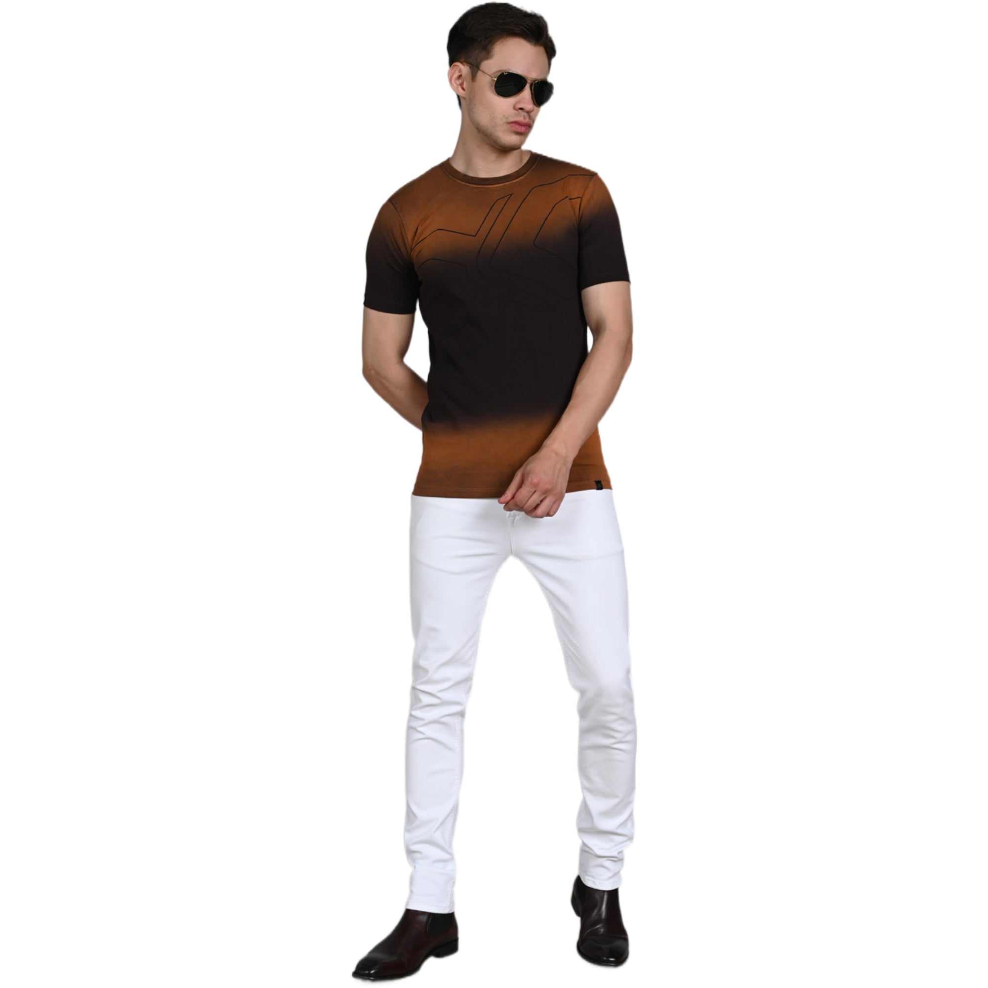 Killer Men Rust Printed Slim Fit T-Shirt