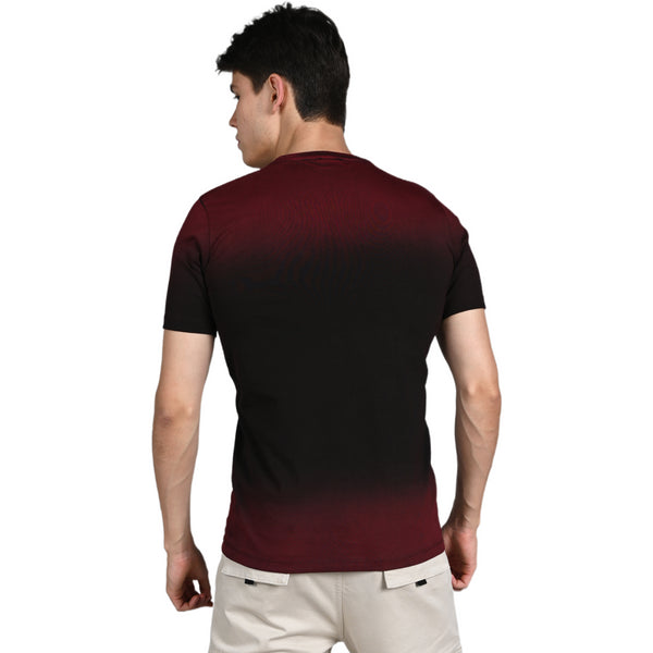 Killer Men Red Printed Slim Fit T-Shirt