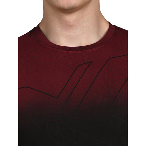 Killer Men Red Printed Slim Fit T-Shirt