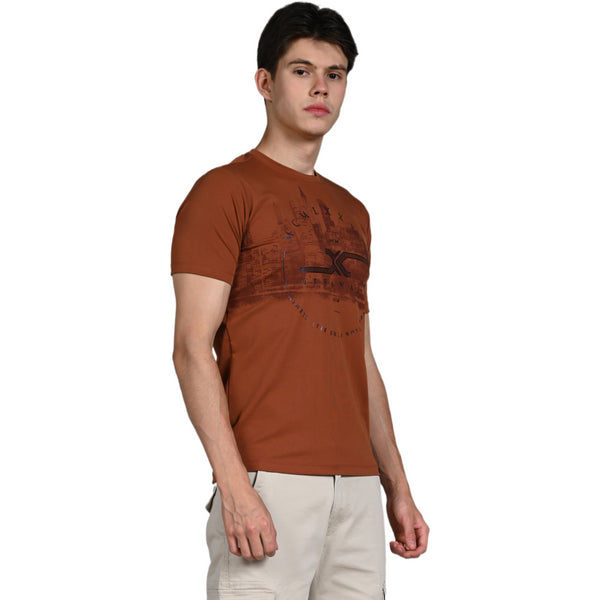 Killer Men Rust Printed Slim Fit T-Shirt
