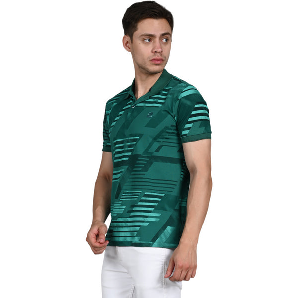 Killer Men Green Printed Slim Fit T-Shirt