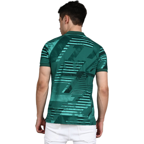 Killer Men Green Printed Slim Fit T-Shirt