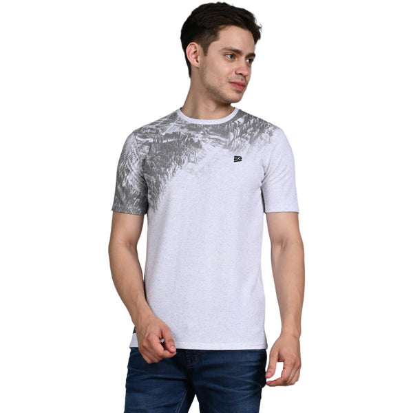 Killer Men White Printed Slim Fit T-Shirt