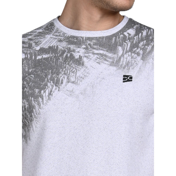 Killer Men White Printed Slim Fit T-Shirt