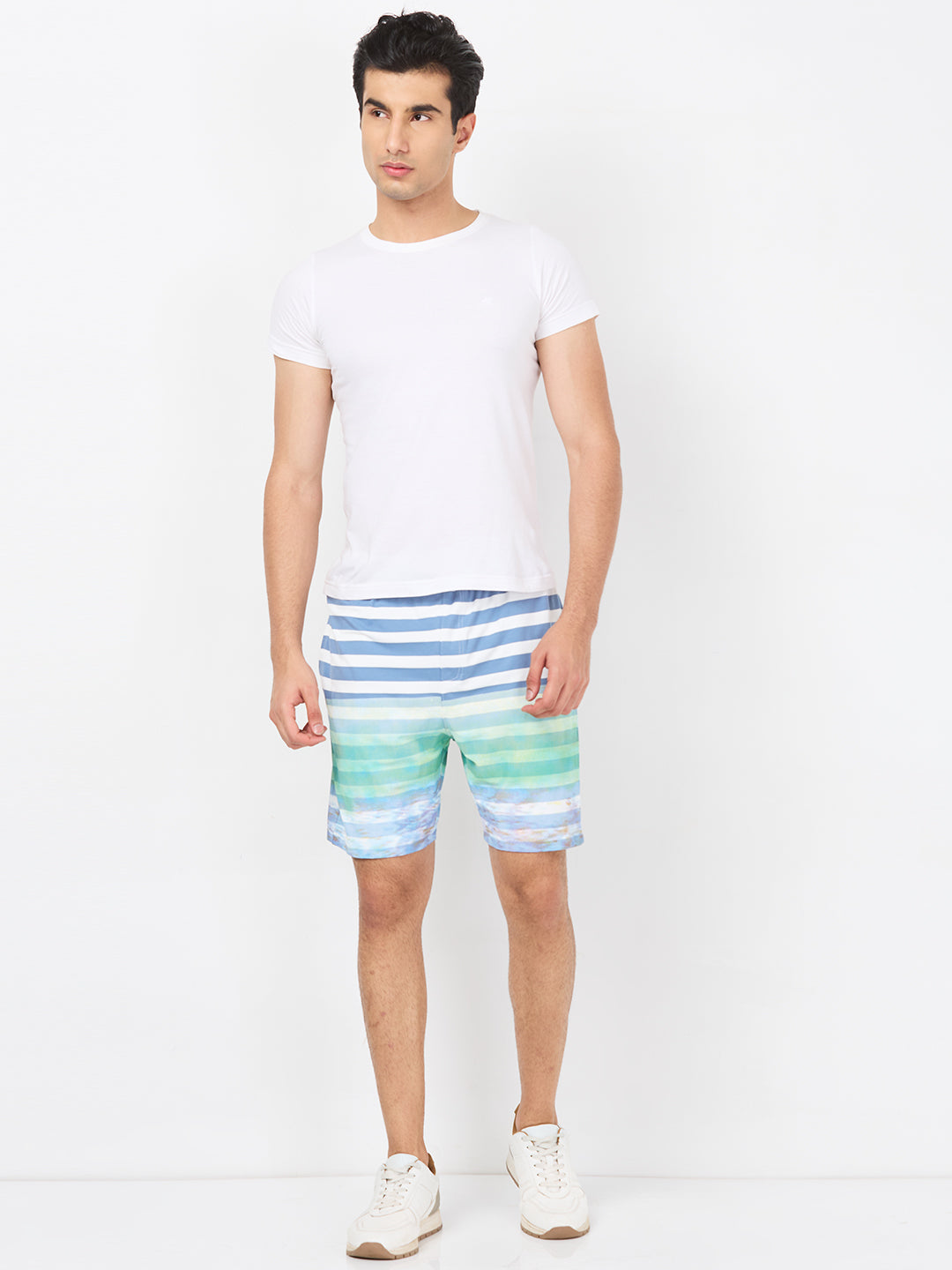 Killer Men Blue Stripe Shorts