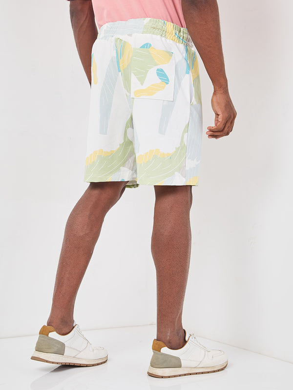 Killer Men Green Multicolour Shorts