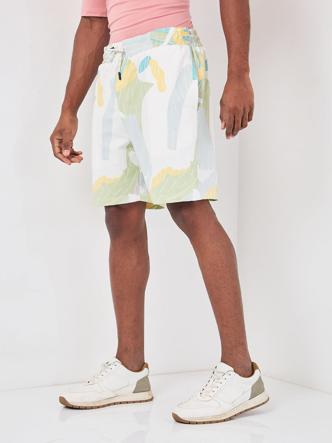 Killer Men Green Multicolour Shorts