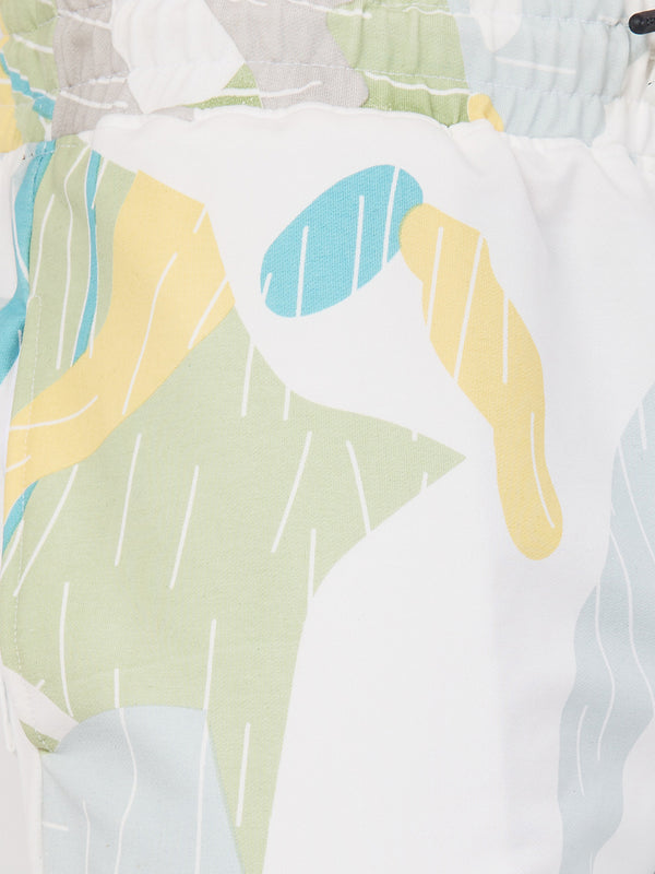 Killer Men Green Multicolour Shorts