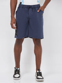 Killer Men Blue Solid Shorts