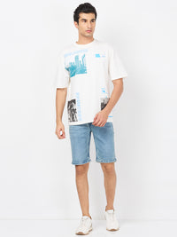 Killer Men Vintage Blue Solid Shorts