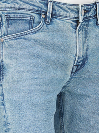 Killer Men Vintage Blue Solid Shorts