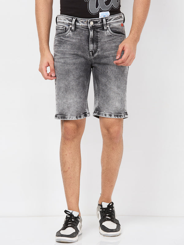 Killer Men Black Solid Shorts
