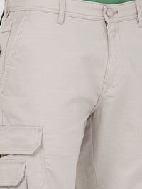 Killer Men Beige Solid Shorts