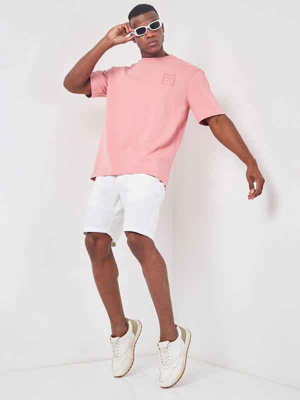 Killer Men White Solid Shorts