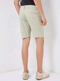 Killer Men Light Green Solid Shorts