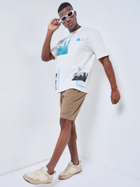 Killer Men Brown Solid Shorts