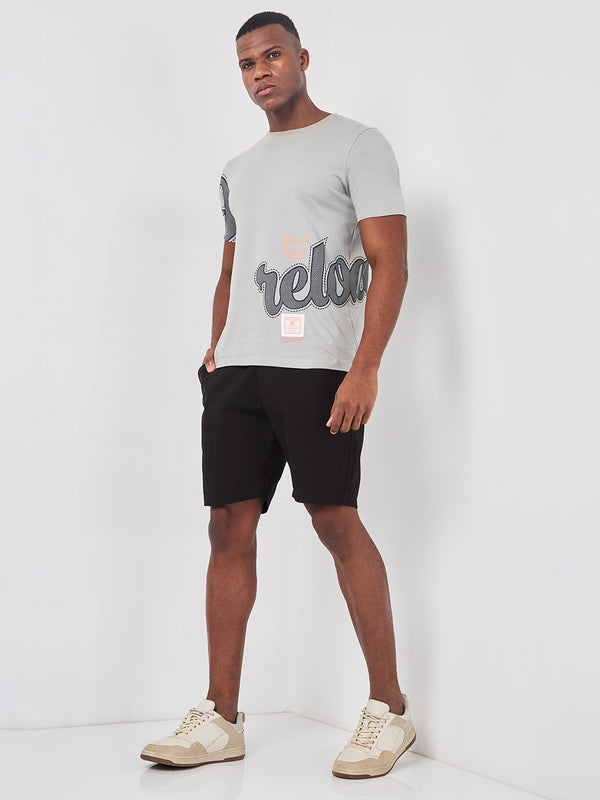 Killer Men Black Solid Shorts