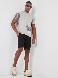 Killer Men Black Solid Shorts