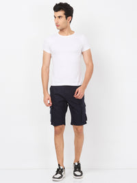 Killer Men Blue Solid Shorts