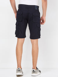 Killer Men Blue Solid Shorts