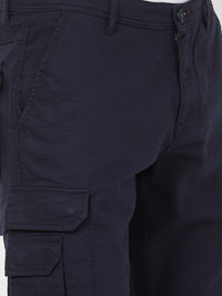 Killer Men Blue Solid Shorts