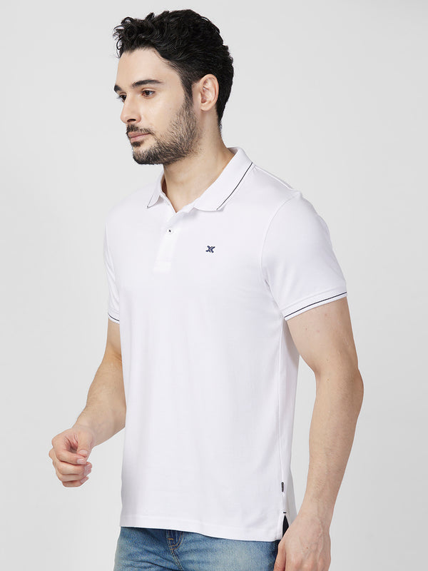 Killer Men White Printed Slim Fit T-Shirts