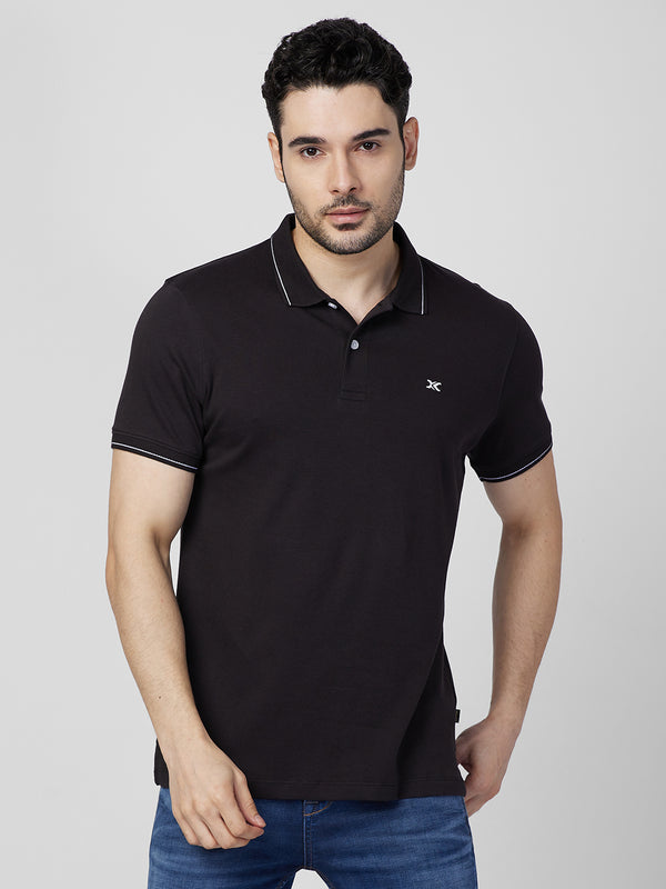 Killer Men Black Printed Slim Fit T-Shirts