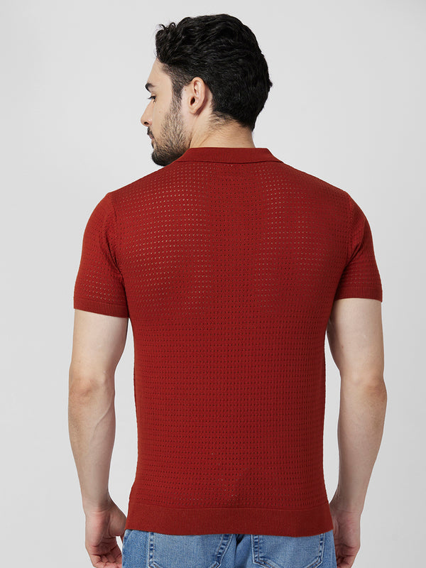 Killer Men Rust Printed Slim Fit T-Shirts