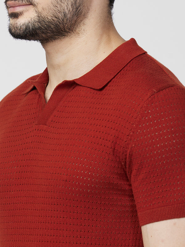 Killer Men Rust Printed Slim Fit T-Shirts