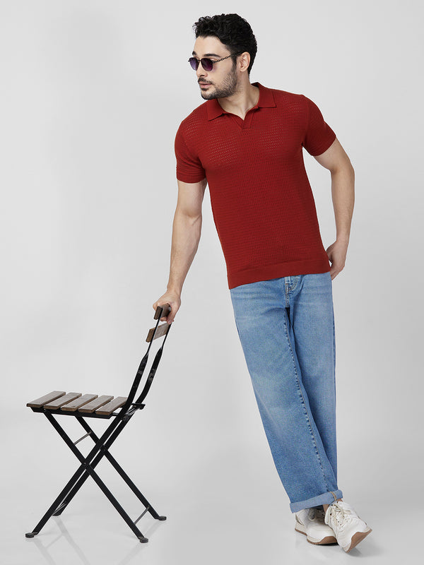 Killer Men Rust Printed Slim Fit T-Shirts