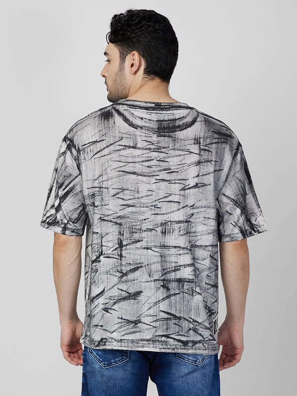 Killer Men White Printed Round Neck T-Shirts